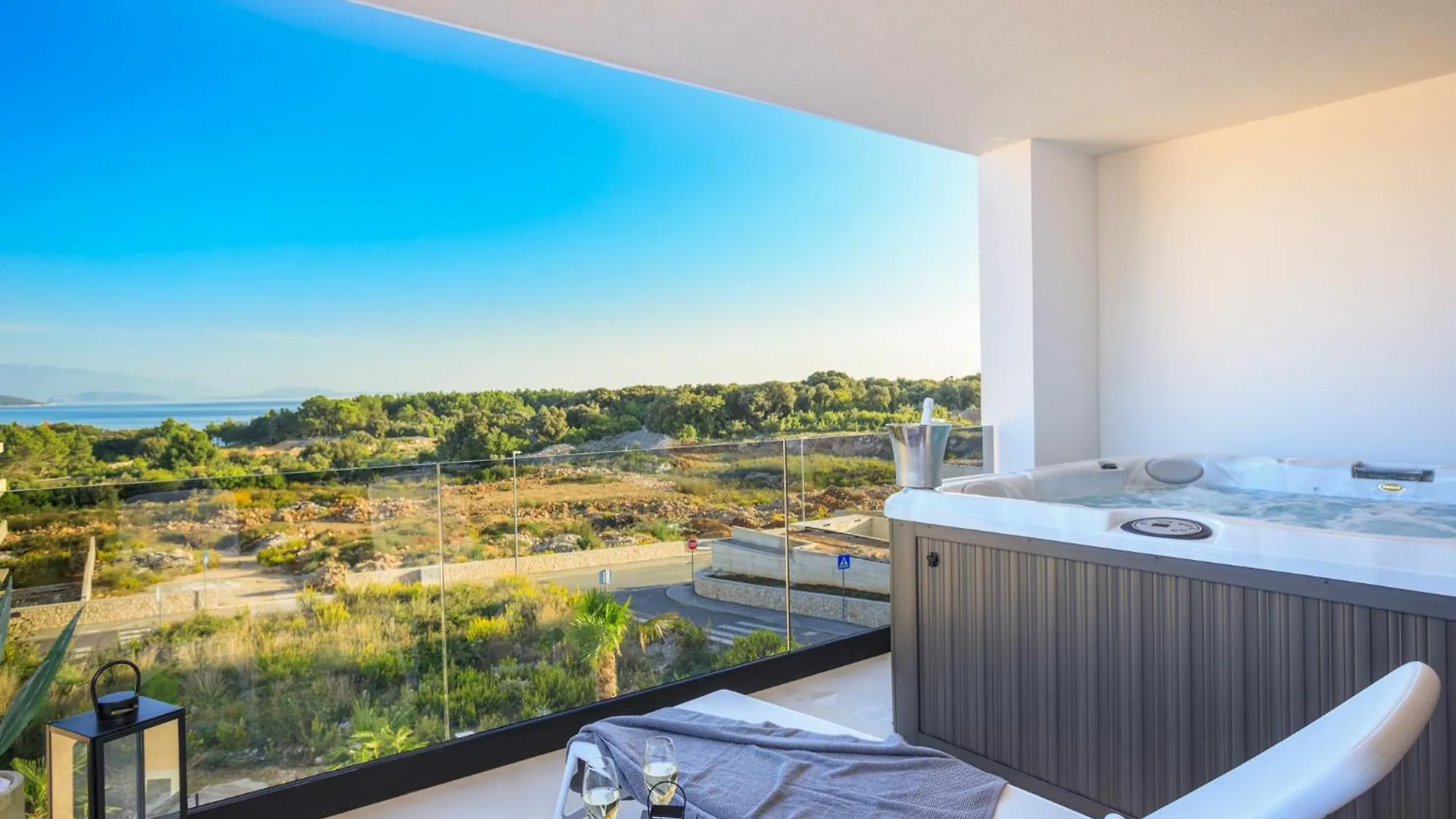 Deluxe Villa With Heated Pool, Whirpool, Sea View, Beautiful Beach IV - By Traveler Tourist Agency Krk Id 2403 Krk Town