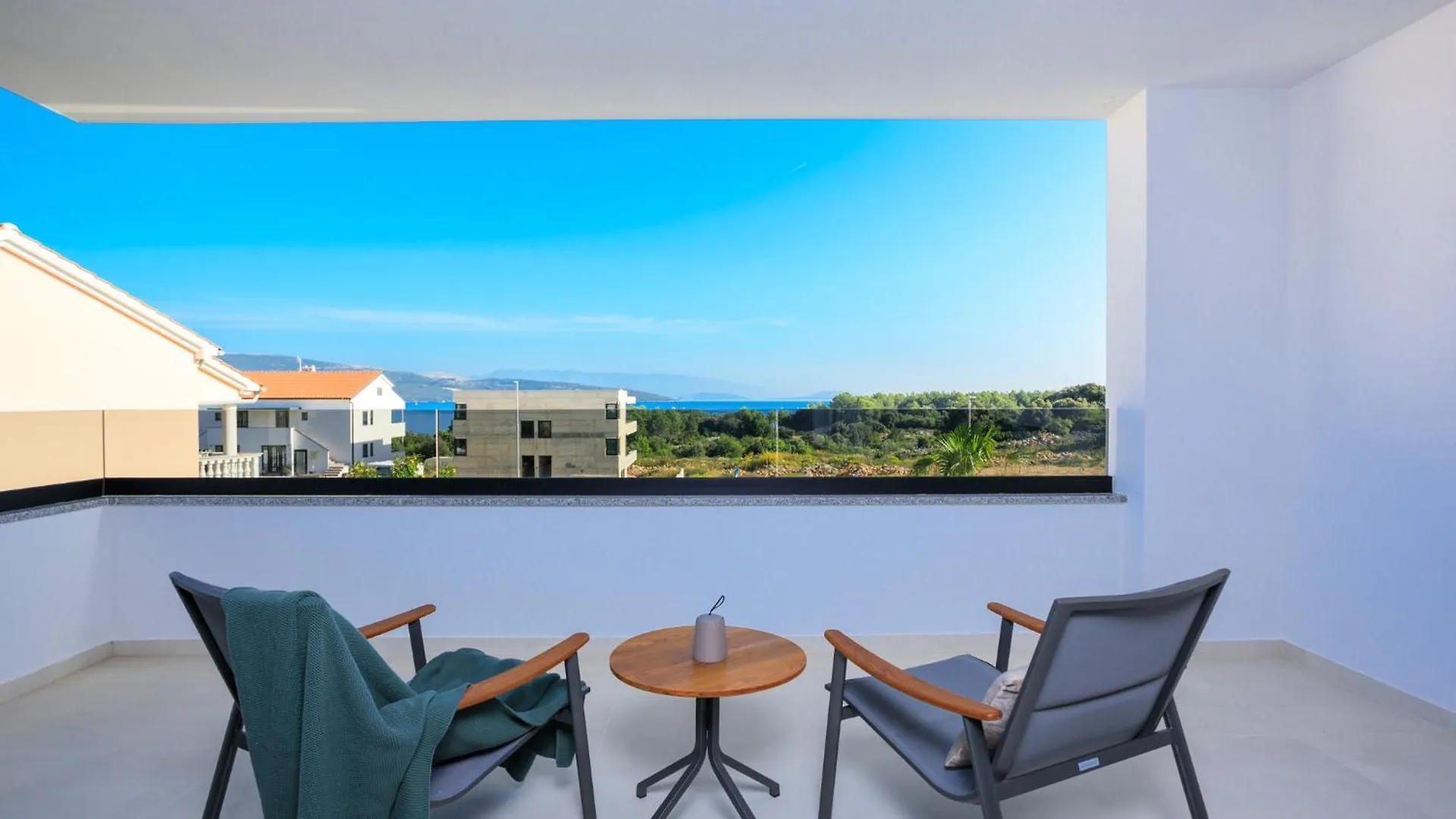 Deluxe Villa With Heated Pool, Whirpool, Sea View, Beautiful Beach IV - By Traveler Tourist Agency Krk Id 2403 Krk Town